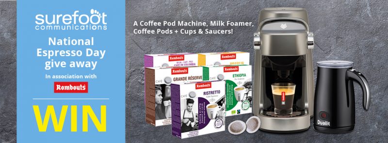 Surefoot and Rombouts Coffee Give away